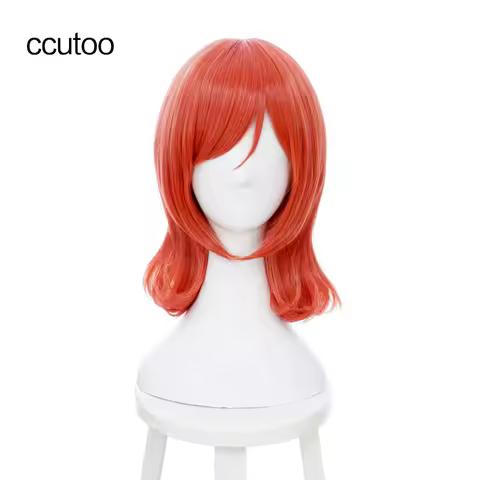 ccutoo LoveLive! Love Live Maki Nishikino Synthetic Hair Medium Curly Cosplay Wig Heat Resistance Co
