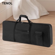 [TENOL] 76-Key Keyboard Case, Waterproof Padded Handbag, Portable Thick Keyboard Storage Bag, Bag fo