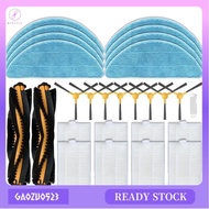 [Ready Stock] 1Set Replacement Accessories Fit for Liectroux C30B XR500 E30, Proscenic 800T 820T 830T 820S Replacement Parts Hepa Filter Main Side Brush Mop Cloth