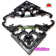 [20 pieces] Beautiful thick PLASTIC CORNER pattern 12.3x12.3cm