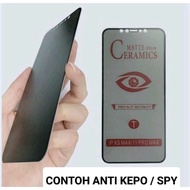LAYAR Anti-Scratch SPY Vivo 1915 1919 1929 1938 1901 1902 1904 1906 1907 Dark Black Ceramic Ceramic 