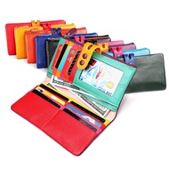 Cross-Border Ready Stock Genuine Leather Ladies wallet Women's High-End Long Cowhide wallet wallet C