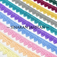 1cm/2cm/2.5cm Embroidery Lace/Chemical Lace/ Lace Bunga Baju / Lace Kecil Baju