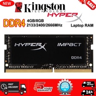 Kingston HyperX RAM  DDR4 16G/8GB 2133/2666/2400/3200Mhz SODIMM 1.2V Memory for Laptop upgrade PC4-1