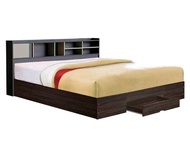 SB PLUS เตียงนอน BOOMING 5 ฟุต / MODEL : BS-503-B ดีไซน์สวยหรู สไตล์เกาหลี หัวเตียงวางของได้ ท้ายเตียงลิ้นชัก สินค้ายอดนิยม แข็งแรงทนทาน ขนาด 150x205x125 Cm