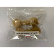 Knotted Dog Chew Bone 2 inches , 4 inches , 6 inches