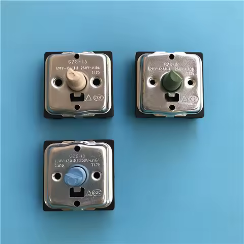 120V/13A 250V/10A 2ND/3RD/4TH Gear Knob Switch Electric Oil Heater Rotary Switch Temp Control 10AT12