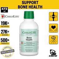 Childlife Clinicals, Bone Health, Liquid Calcium/Magnesium Formula with Vitamin D3 & Vitamin K2, Nat