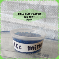 Klik Ball Perasa Flavour 50gr (2500 BUTIR) Rasa Ice Mint Mentol (Free Alat !!)