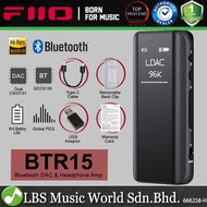 Fiio BTR15 340mW Bluetooth DAC and Headphone Amplifier Phone PC