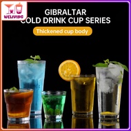 Cawan Kaca Gibraltar Gibraltar Glass Cup Water Glass Cup Cold Drink Wine Glass Glassware Juice Glass