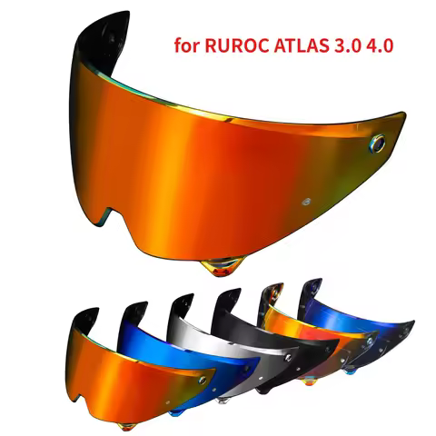 Atlas 3.0 4.0 Motorcycle Helmet Visor Face Shield Tinted Visor Replacement for RUROC Atlas 3.0 4.0An