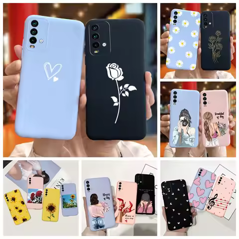 Case For Xiaomi Redmi 9T Case on Redmi 9T Soft Silicone Back Cover Funda For Xiaomi Redmi 9T Candy C