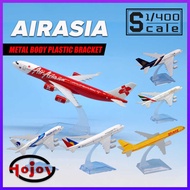 Size 1:400 Airasia Airbus A340 A320 Metal Diecast Aircraft Model