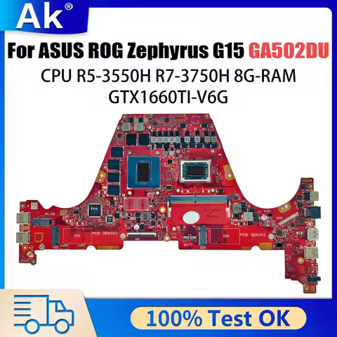 For ASUS GA502DU GU502D GA502D Motherboard R5 R7 ROG Zephyrus GA502DV GA502DH GA502DUR GA502IU GU502
