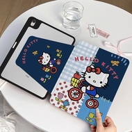 case iPad Gen9 Gen11 Air7 11 ที่ใส่ปากกา Hello Kitty เคสiPadหมุน 360° Gen10 Air6 Air5