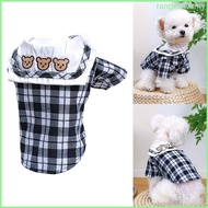 RAN Dogs Shirts Plaidd Shirt For Dogs Clothing Navys Shirt Dogs Clothes Dogs Outfits