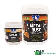 OTTER Aqua Metal Rust Cat Besi /Cat Anti Karat 280ml / Sedia Diguna 280ml 1L KAYU ,DINDING, BESI