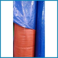 ✬ ∥ BLUE ORANGE TRAPAL LONA SACKOLIN (SOLD PER METER)