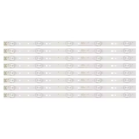 New 8 PCS/set 5LED 405mm LED strip For Polaroid TQL43F4PR001 5800-W43001-3P00 5835-W43002-2P00 RDL43