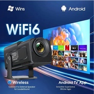 HY320mini Android Ultra HD 4K Projector Portable Home WIFI Bluetooth Wireless Projection Screen Port