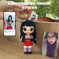 BABYMONSTER AHYEON/ BABYMONSTER CROCHET DOLL/ AHYEON CROCHET DOLL/ BAEMON/ BABYMONSTER CHOOM/