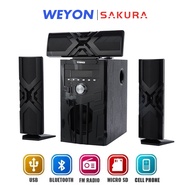 Weyon Bluetooth Speaker Aktif Karaoke Speaker Mobil