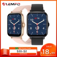 LEMFO Smartwatch  1.7 Inch Full Touch DIY Watch Face Smart Watch Men Women PK P8 Plus GTS 2 Fitness Bracelet Android IOS