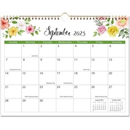 2025-2026 Wall Calendar: Sep 2025 - Dec 2026 (16 Months) - 14.5" x 11.5" Monthly Hanging Calendar wi