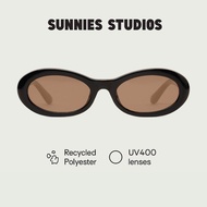 Sunnies Studios Mina (Oval Sunglasses Shades for Men and Women)