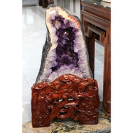 Natural Amethyst Cave Unpolished Shell HTA0002