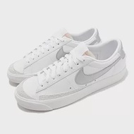 Nike 休閒鞋 Wmns Blazer Low 77 白 銀 女鞋 小白鞋 板鞋 復古 百搭 DC4769-113