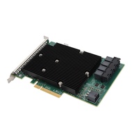 การ์ด PCIe HBA แบบพกพา LSI SAS 9300 16I การ์ด HBA 12Gbps 16 พอร์ต SATA SAS การ์ดควบคุม HBA สำหรับ Wi