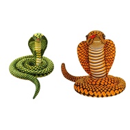 Stuffed Animal Cobra Snake Plush Stuffed Python Cobra Doll Prank Prop Animal Party Decoration Gift