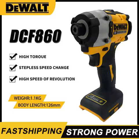 Dewalt DCF860 Cordless Compact Drill / Driver 20V Brushless Electric Drill Screwdriver Rechargeable 