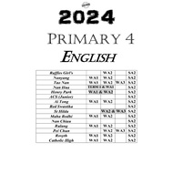 2024 Primary 4 Top Schools Papers with Answers & Stapled