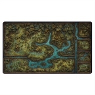 Magic Card Game Play Mat, Suitable for Trading Card Game Play Mat, Rules Zones TCG CCG Play Mat Comp