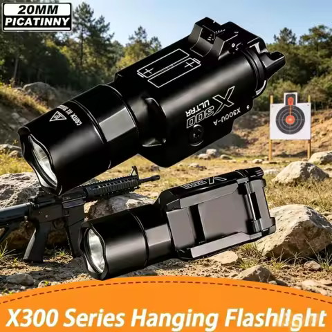 X300U Tactical LED Flashlight Upgraded G17 G18 G19 Hanging Hunting Scout Light Gun Accessories for O