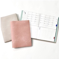 手帳 2026 年 4 月開始 A5 B6 自然風封面 日曆 月曆 分隔式雙頁手帳