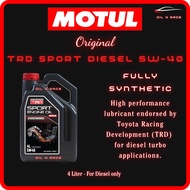 MOTUL TRD SPORT DIESEL ENGINE OIL (4L) 5W40 VL ( FOR DIESEL )