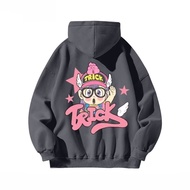 New M-8XL Cartoon Printed Hoodie - Stylish Oversized Design for Women