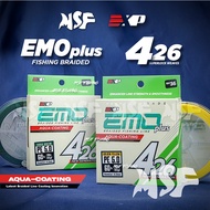[MSF] EXP Emo Plus 426 Braided | 150m 4x Sulam Aqua Coasting Professional Tali Benang Casting Line