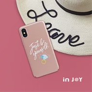INJOYmall for iPhone X 最好的禮物就是自己玫瑰金 超輕薄磨砂手機殼 保護殼