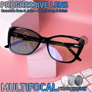 Women's Photochromic Cat Eye Progressive Glasses | Plus Walking Reading Glasses | Reading Glasses Pl