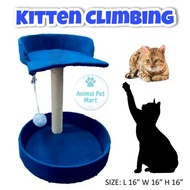 Kitten Climbing Frame Durable Cat Tree Play Scratcher Play Bed Toy Kucing Scratcher Cat Tree Durable Cat