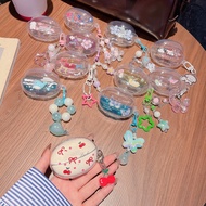 For HTC NE56 Earphone Case Personality whale puppy flower star butterfly motif