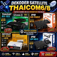 IPM HD Finn3 / UP HD3 , Thaisat infosat Gmmz Satelite Thaicom6/8 internet tv ipm Thailand channel La