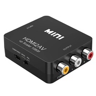 1080P HDMI to AV Adapter HDMI2AV Mini HD Video Converter HDMI to RCA AV/CVSB L/R Adaptor Support NTS