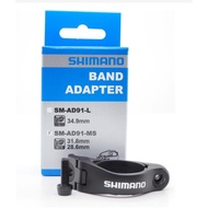 SHIMANO DURA-ACE DI2 Front Derailleur Clamp Band Adapter - 28.6/31.8 mm SM-AD91-MS