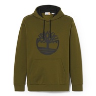 Timberland Mens Northwood Tree Logo Brushback Hoodie เสื้อฮูดดี้ (TF24A4445)